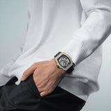 Tsar Bomba Elemental Skeleton 43mm Champagne Skeleton Dial Men's Watch TB8208D-13