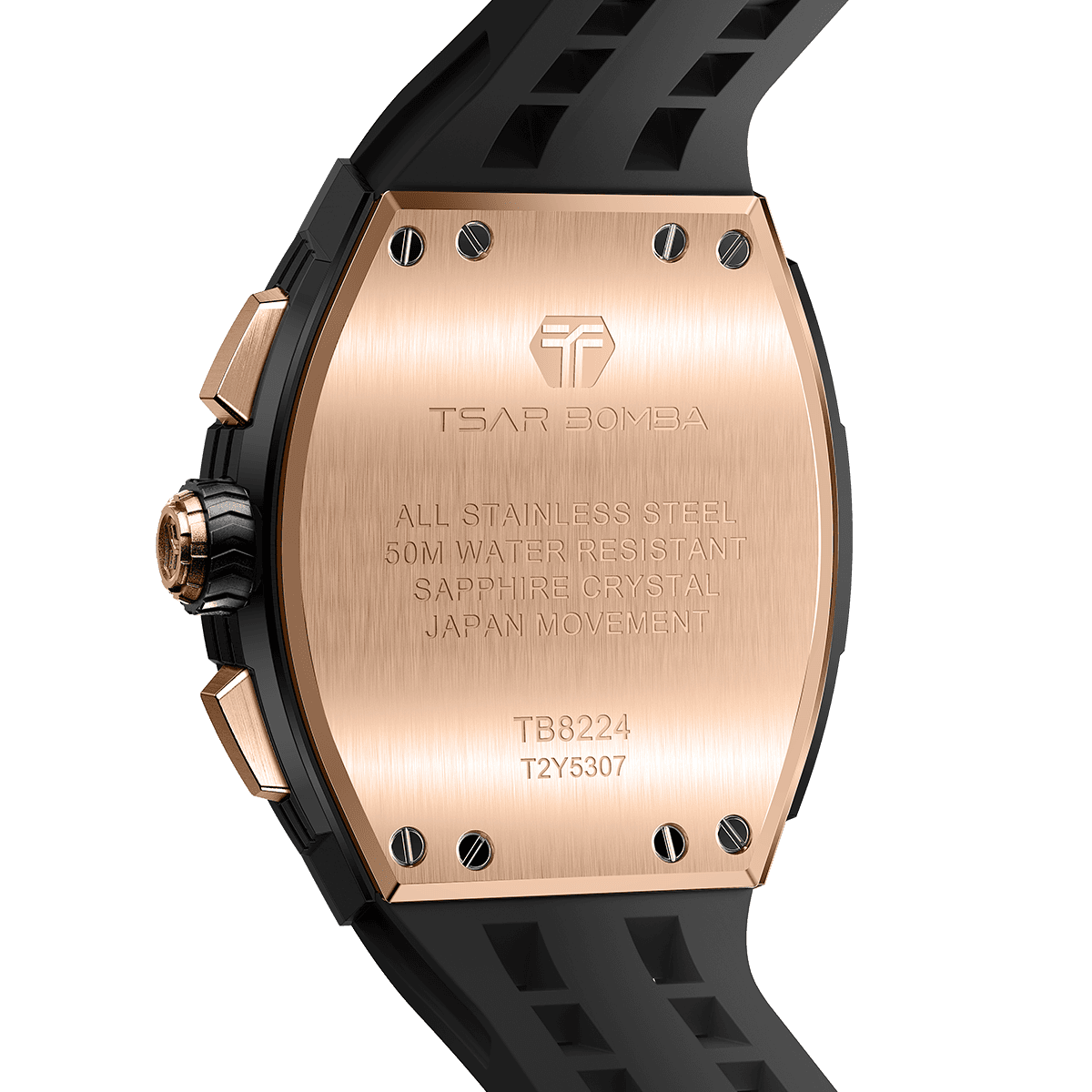 Tsar Bomba Elemental 45mm Black Dial Men's Watch TB8224Q-04