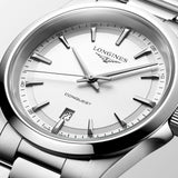 Longines Conquest Quartz 41mm White Dial Men's Watch L38604126