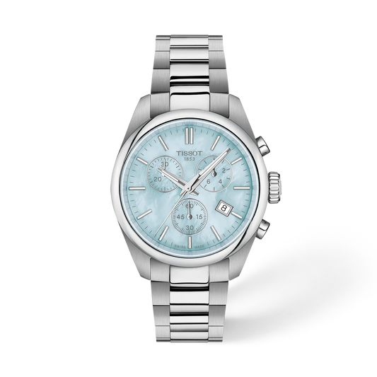 Tissot PR 100 36mm Blue Mother of Pearl Dial Women's Watch T1502171113100