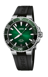 Oris Aquis Date Calibre 400 41.5mm Green Dial Men's Watch 01 400 7769 4157-07 4 22 74FC