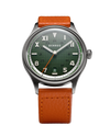 Benrus #3061 GT 39.5mm Dark Green California Dial Men's Watch 3061-SS-G-039-02