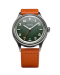 Benrus #3061 GT 39.5mm Dark Green California Dial Men's Watch 3061-SS-G-039-02