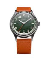 Benrus #3061 GT 39.5mm Dark Green California Dial Men's Watch 3061-SS-G-039-02