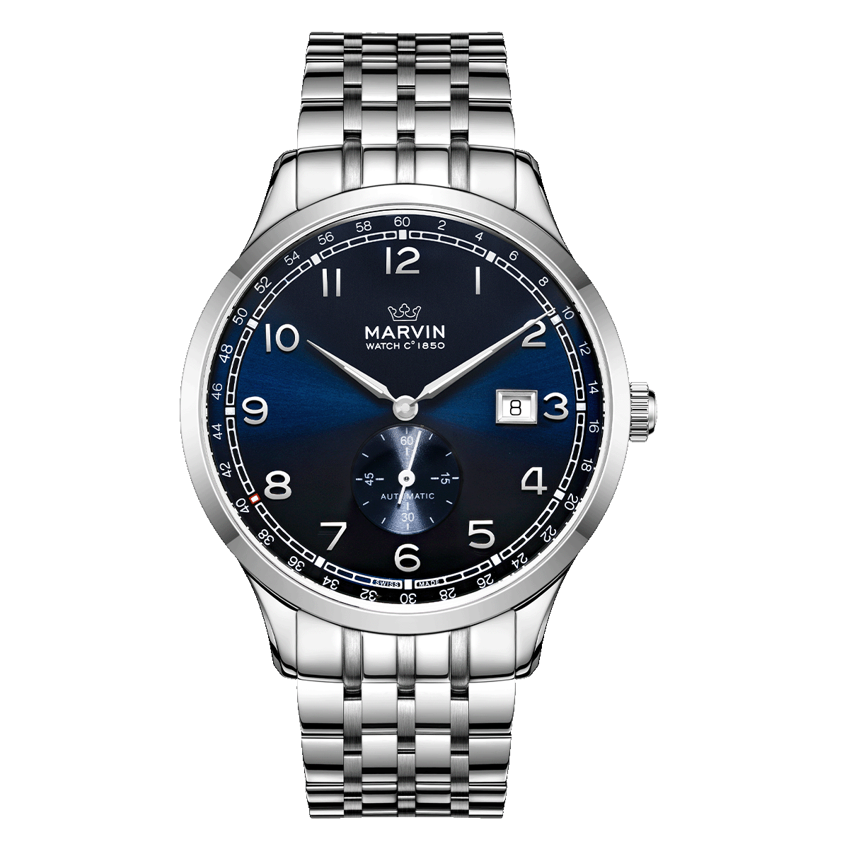 Marvin Expectation 41mm Blue Dial Men's Watch M165.13.55.11