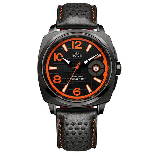 Marvin Malton Cushion 42mm Black Dial Men's Watch M022.23.65.66