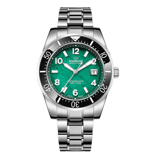 Marvin Other 42mm Green Glacier-Patterned Dial Men's Watch M136.13.73.11