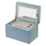 WOLF Heritage London Medium Jewelry Box Ice Blue 315117