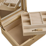 WOLF Heritage London Square Jewelry Box Gold 315205