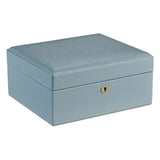 WOLF Heritage London Square Jewelry Box Ice Blue 315217