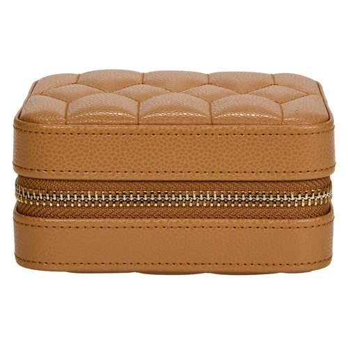WOLF Lauren Zip Travel Case Caramel 347807
