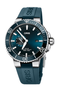 Oris Aquis Small Second, Date 45.5mm Blue Dial Men's Watch 01 743 7733 4155-07 4 24 69EB