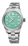Oris Divers Sixty-Five Cotton Candy 38mm Green Dial Men's Watch 01 733 7771 4057-07 8 19 18