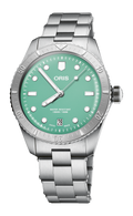 Oris Divers Sixty-Five Cotton Candy 38mm Green Dial Men's Watch 01 733 7771 4057-07 8 19 18