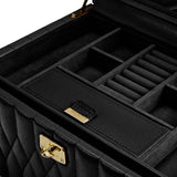 WOLF Lauren Medium Jewelry Box Black 349702
