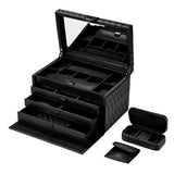 WOLF Lauren Large Jewelry Box Black 349802