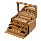 WOLF Lauren Large Jewelry Box Caramel 349807