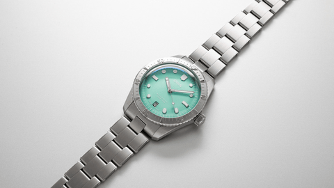 Oris Divers Sixty-Five Cotton Candy Green Dial Steel Unisex Watch 01 733 7771 4057-07 8 19 18