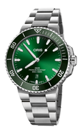 Oris Aquis Date 43.5mm Green Dial Men's Watch 01 733 7789 4157-07 8 23 04PEB