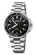 Oris Aquis Date 36.5mm Black Dial Women's Watch 01 733 7792 4154-07 8 19 05P