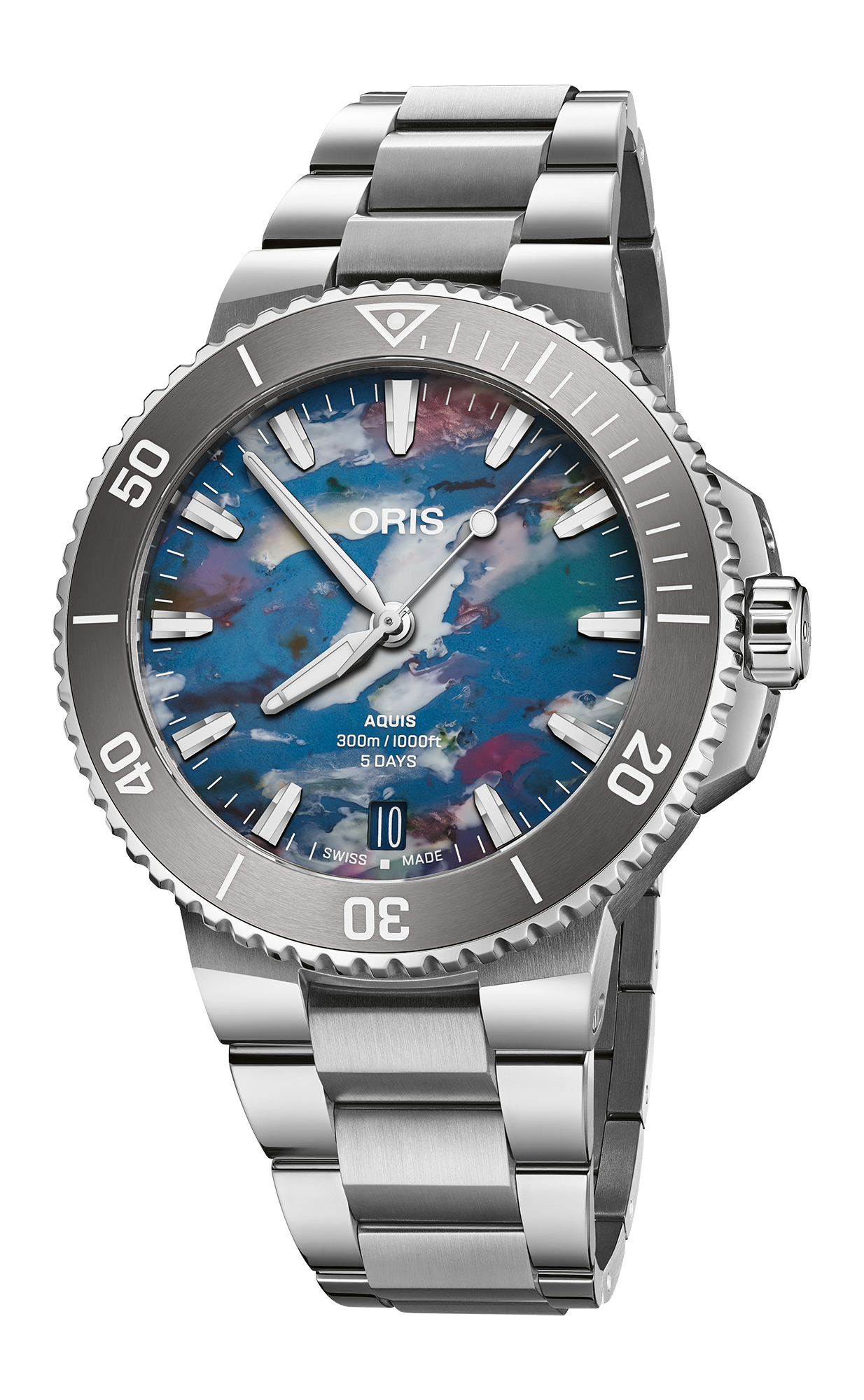 Oris Aquis Date Upcycle Calibre 400 01 400 7790 4150-07 8 23 02PEB official image