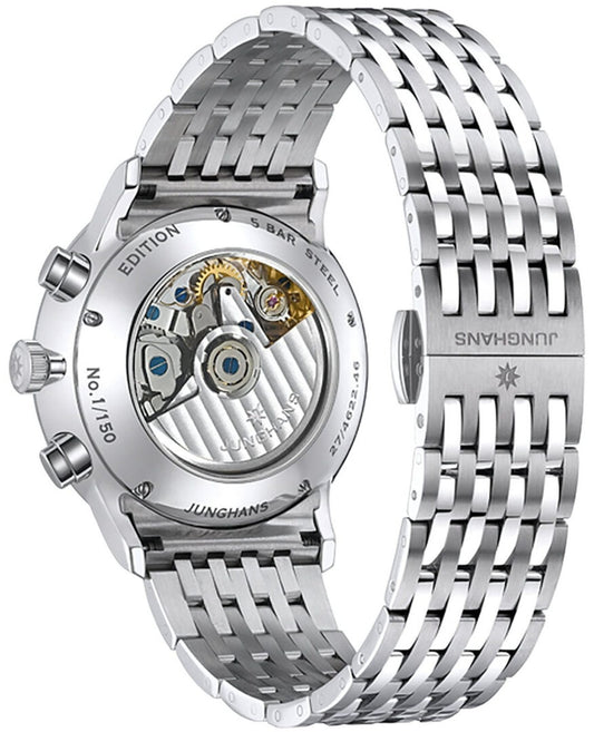 Junghans Meister Chronoscope 40.7mm Petrol Blue Dial Men's Watch 27/4622.47