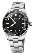 Oris Divers Date 39mm Black Dial Men's Watch 01 733 7795 4054-Set