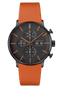 Junghans FORM A Chronoscope 42mm Matt Black Dial Men's Watch 27/4370.01