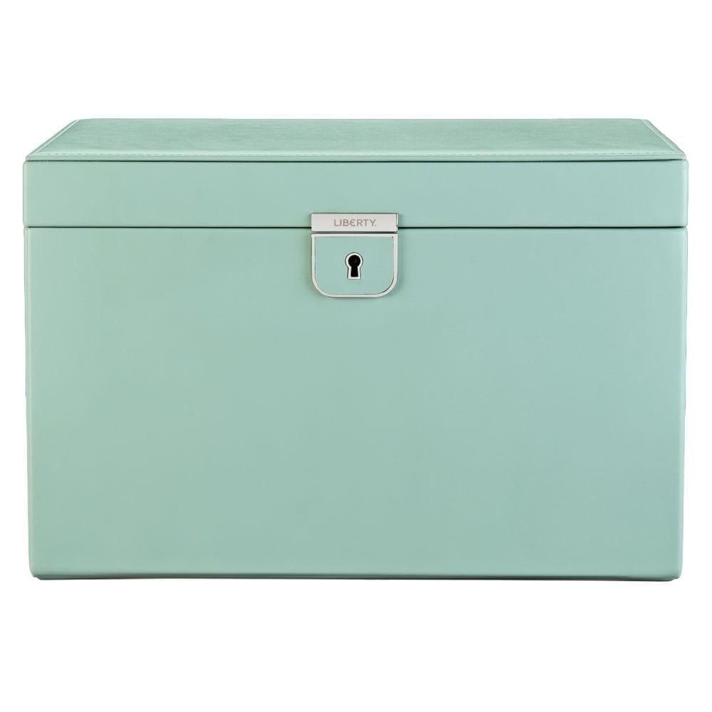 WOLF x LIBERTY Julia Interior Print Large Jewelry Box - Sage Green 381051