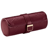 WOLF X LIBERTY Ianthe Triple Watch Roll - Burgundy 381527