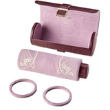 WOLF X LIBERTY Ianthe Triple Watch Roll - Burgundy 381527