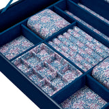 WOLF x Fiona Howard Sophia Jewelry Box with Window Indigo Fruit Botanical 399417