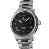 Bremont Altitude 39mm Date Black Dial Steel Men's Watch ALT39-DT-SS-BK-B