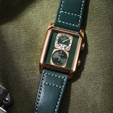 Marvin Malton Rectangular 50mm Green Dial Men's Watch M024.54.91.67