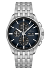 Junghans Meister S Chronoscope 45mm Dark Blue/Black Dial Men's Watch 27/4228.45