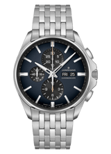 Junghans Meister S Chronoscope 45mm Dark Blue/Black Dial Men's Watch 27/4228.45