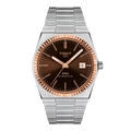 Tissot PRX Gold 40mm Graded Brown-Black Dial Men's Watch T9314074129100