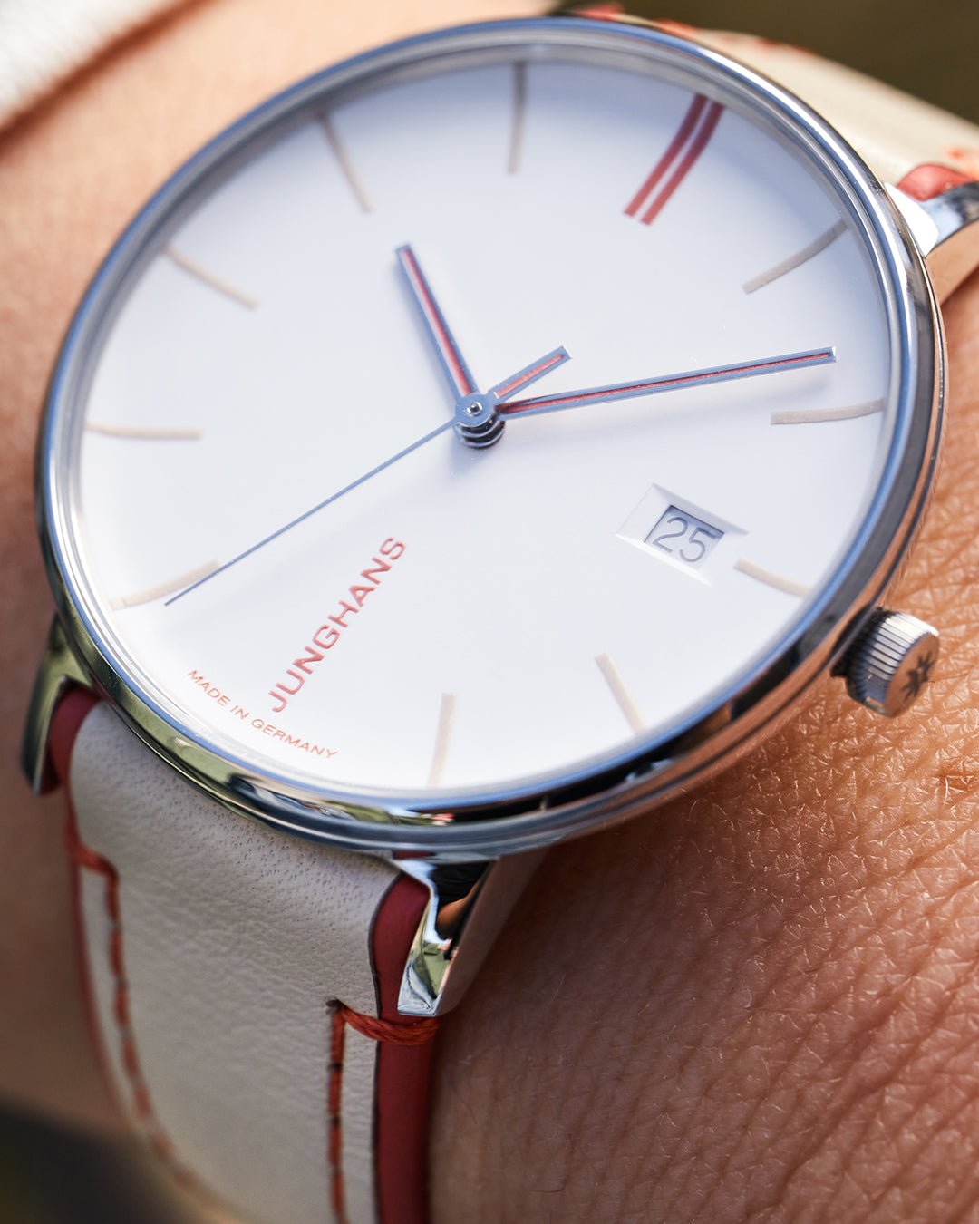 Junghans FORM Damen 34.1mm White Dial Women's Watch 47/4458.00