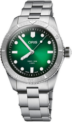 Oris Divers Sixty-Five Calibre 400 Green Dial Men's Watch 01 400 7774 4057-07 8 19 18