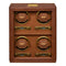 WOLF Brogue 4 Piece Watch Winder Burnished Brown 440406