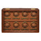 WOLF Brogue 8 Piece Watch Winder Burnished Brown 440806