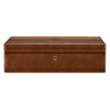 WOLF Brogue 10 Piece Watch Box Burnished Brown 441006