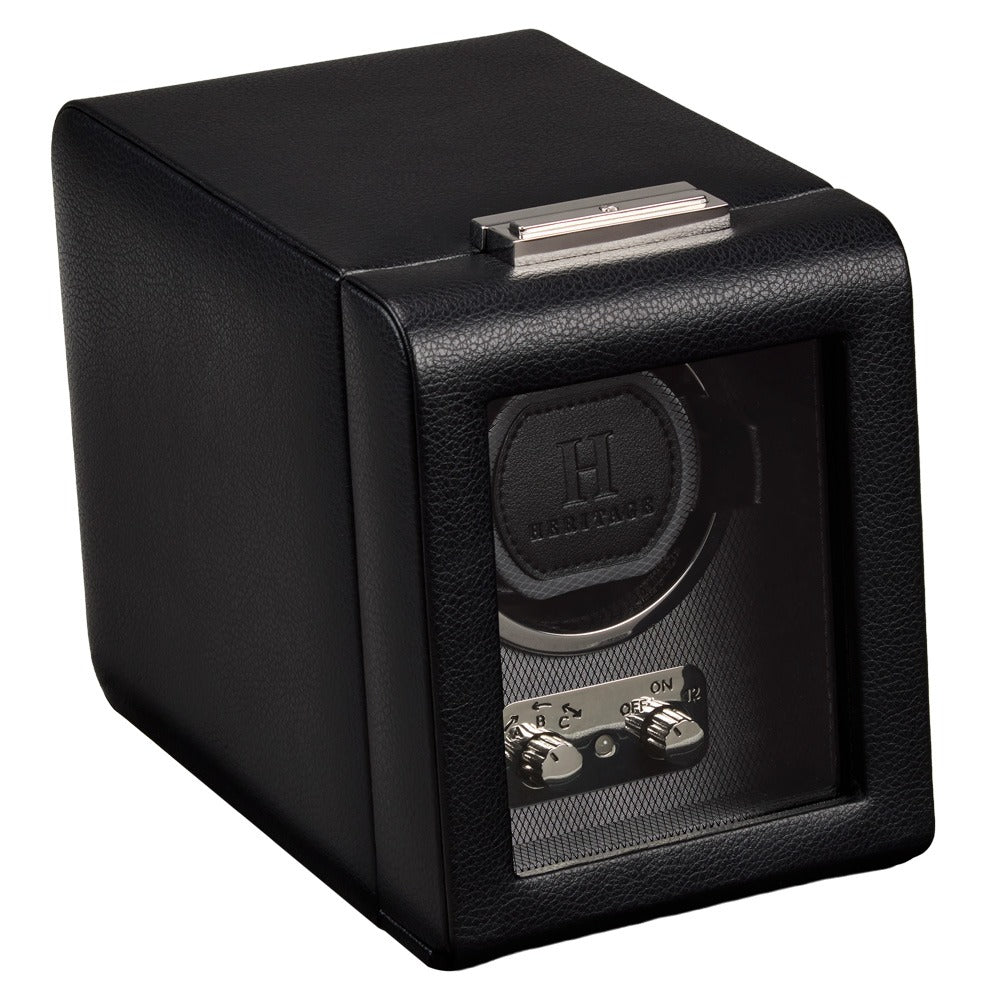 WOLF Heritage Oxford Single Watch Winder Black 456002