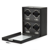 WOLF Heritage Oxford 4 Piece Watch Winder Black 456702