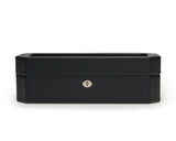 WOLF Windsor 5 Piece Watch Box Black 4583029