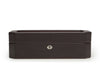 WOLF Windsor 5 Piece Watch Box Brown/Orange 458306