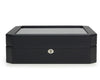 WOLF Windsor 10 Piece Watch Box Black 4584029
