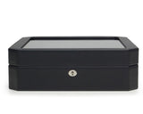 WOLF Windsor 10 Piece Watch Box Black 4584029