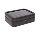 WOLF Windsor 10 Piece Watch Box Black/Purple 458403