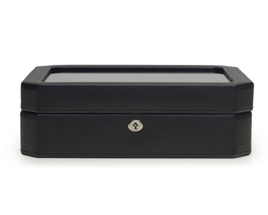 WOLF Windsor 10 Piece Watch Box Black/Purple 458403